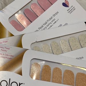 Lot of 3 Double Agent Color Street Nail Sets